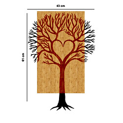 Avis EPIKASA Décoration Murale en Métal et Bois Arbre 12