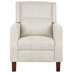 Acheter Beliani Fauteuil EGERSUND Tissu Beige clair