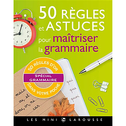 50 règles et astuces pour maîtriser la grammaire - Occasion