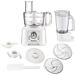 Robot multifonction 2.2l 800w avec blender blanc - fp544111 - MOULINEX