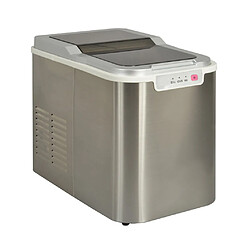 Machine à glaçons 140w 12kg/24h avec nettoyage automatique inox - yt-e-005b1 - KITCHEN CHEF