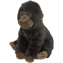 Wild Republic peluche Bébé Gorille de 20 cm noir