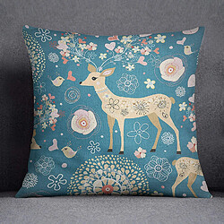 Bonamaison Housses de Coussin, Polyester, Multicolore, 45X45 Cm