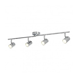 Searchlight Plafonnier Rollo, chrome, 4 ampoules