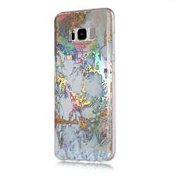 Avis Wewoo Coque gris et or pour Samsung Galaxy S8 + / G955 Marbre Motif Doux Etui de Protection Arrière