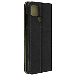 Avizar Étui Oppo A15 Housse Folio Porte-carte Fonction Support noir