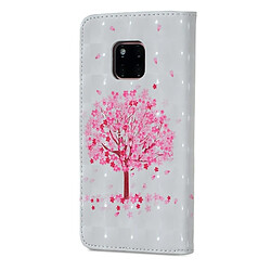 Avis Wewoo Housse Coque Etui à rabat horizontal en forme d'arbre rose pour HuMate 20 Pro, avec support et logements pour cartes, cadre photo portefeuille