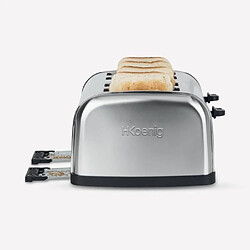 Acheter N/C grille-pain toaster 4 tranches 1500 watts 7 niveaux de brunissage en acier inoxydable ramasse-miettes amovible