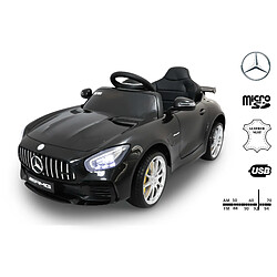 Beneo Véhicule électrique pour enfants Mercedes-Benz GTR, Noir, Or