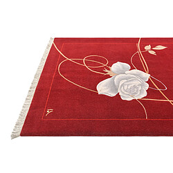 Acheter Vidal Tapis de laine 203x152 rouge Darya