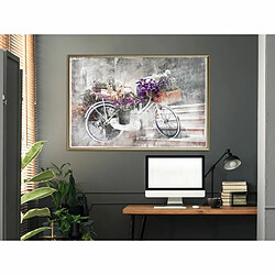 Paris Prix Affiche Murale Encadrée Flower Delivery 90 x 60 cm Or