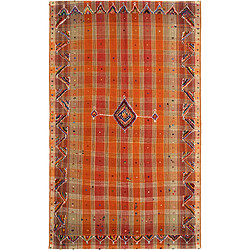 Vidal Tapis de laine 252x154 orange Jajim