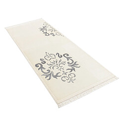 Vidal Tapis de couloir en laine 203x79 beige Darya