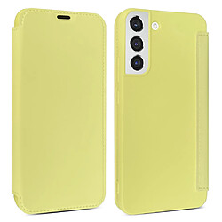 Coque en silicone jaune pour votre Samsung Galaxy S22 5G