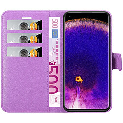 Cadorabo Coque Oppo FIND X5 PRO Etui en Violet pas cher