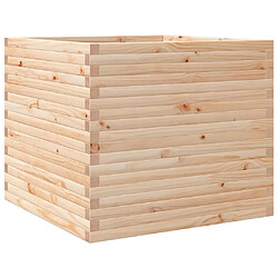 vidaXL Jardinière 80x80x68,5 cm bois de pin massif