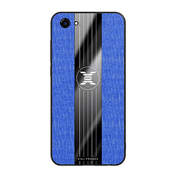 Wewoo Coque Souple Pour Vivo Y83 XINLI étui de protection TPU antichoc Texture Bleu