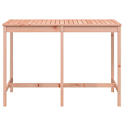 Avis vidaXL Table de jardin 159,5x82,5x110 cm bois massif de douglas