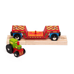 Avis Bigjigs Rail Tracteur en bois surbaissé