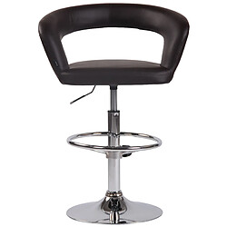 Non Tabouret de bar Jaen simili cuir