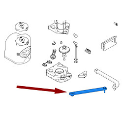Bras droit CAME 119RID292 pour motorisation CAME