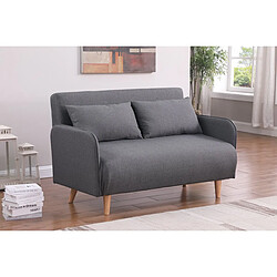 Habitat Et Jardin Canapé convertible depliant - 2 places - Panam - Gris