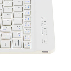 Avis slim clavier bluetooth sans fil pour imac ipad téléphone Android 7/9 / 10,1 pouces 7 pouces blanc