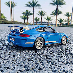 Universal 1: 18 Voiture en alliage moulé sous pression Modèle de voiture de course Décoration Cadeau de collection | Voiture jouet moulée sous pression(Bleu)