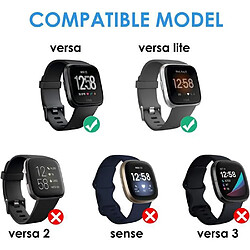 Euro Mega Chargeur pour Fitbit Versa Fitbit Versa Lite (Pas pour Versa 2/Versa 3/Sense), USB Câble pour Versa 1 et Versa Lite