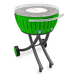 Barbecue à charbon portable 60cm vert - lg-gr-600 - LOTUSGRILL LOTUSGRILL Barbecue Grill au Charbon XXL 60 Cm Vert