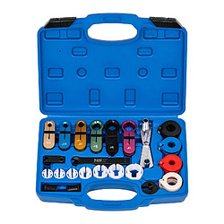 Helloshop26 Coffret d'outils de démontage pour raccords de climatisation - Circuits de climatisation, de carburant, d'admission et de lubrification - 23 pièces 14_0006394