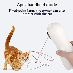 Universal Cat Toy Intelligent Interactive Tease LED Laser Toys for Cats Hands de formation automatique à angle automatique pas cher