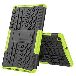 Coque en TPU modèle de pneu hybride avec béquille vert pour votre Samsung Galaxy Tab A 8.0 Wi-Fi (2019) SM-T290