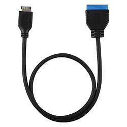 Wewoo Câble 50 cm USB 3.1 Type-E vers USB 3.0 carte mère