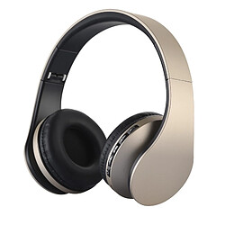 Wewoo Pour Xiaomi, iPhone, iPad, iPod, or Samsung, HTC, Sony, Huawei et autres périphériques audio Casque stéréo sans fil Bluetooth pliable avec lecteur MP3 Radio FM,