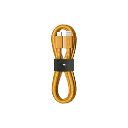 NATIVE UNION Câble Eco Belt USB-C vers Lightning - 1,2m Jaune