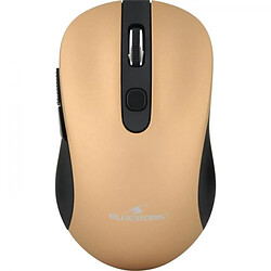 Souris BLUESTORK Sans fil - 2,4 Ghz - 6 boutons - Or métalisé