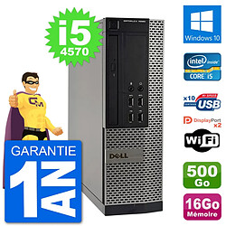 PC Dell OptiPlex 7020 SFF Intel i5-4570 RAM 16Go Disque 500Go Windows 10 Wifi - Occasion