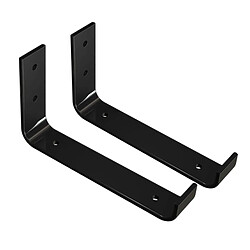 2 pièces/ensemble L en forme de Plateau Supports pour La Maison Heavy Duty Art Support Mural Support Comprend Le Matériel Tenture Cuisine bureau