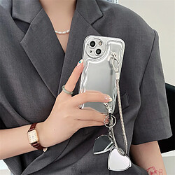 Avis GUPBOO Étui pour iPhone12 Bracelet de coque de téléphone personnalisé Love Mirror en argent de qualité supérieure