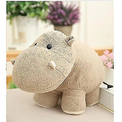 Universal 20 cm Mini Head Hippo Elephant En peluche jouet doux Cartoon Animal Hippopotamus Poll en peluche mignon ¼grayï¼ ‰