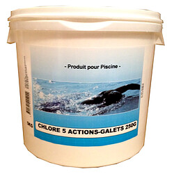 Chlore lent 5 fonctions galet 250g 5kg - 35109g - NMP