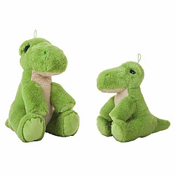 BigBuy Kids Jouet Peluche Dat Vert Dinosaure 26 cm