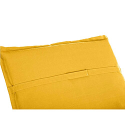 Acheter Coussin de transat Korai jaune moutarde 190 cm - Hespéride