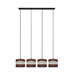 Helam Suspension Helen Tissu,Fer Marron,noir,or 4 ampoules 115cm