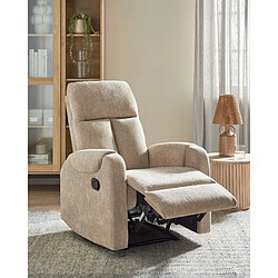 Beliani Fauteuil SOMERO Tissu Beige