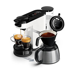 Machine a café 2 en 1 SENSEO Switch Philips HD6592/05, 2 en 1 avec filtre et dosette, Verseuse isotherme, Crema plus