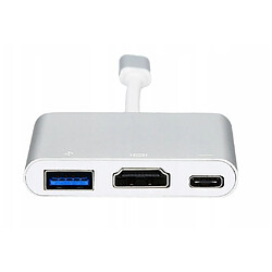 GUPBOO Adaptateur USB-C - HDMI/USB 3.0/USB-C,JL2590