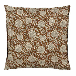 BigBuy Home Coussin Coton Marron Beige 50 x 50 cm