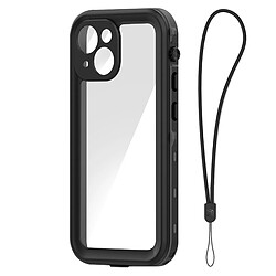 Coque Intégrale pour iPhone 13 Mini Waterproof IP68 Redpepper Contour Noir